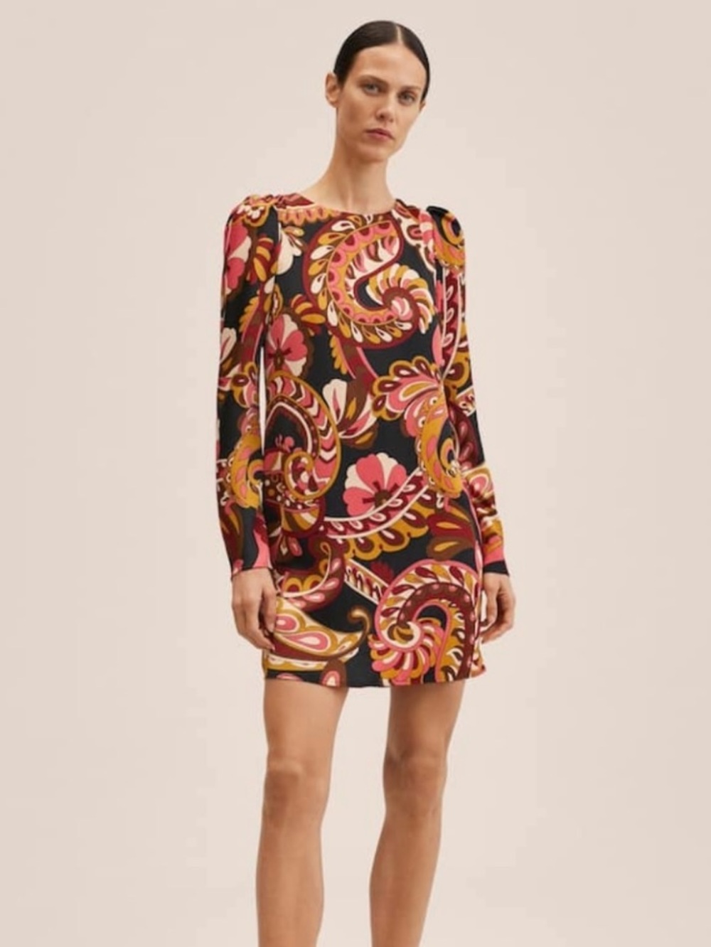 Mango Multicolor Paisley Dress